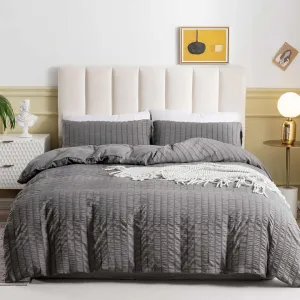 منسوجات منزلية بسيطة لون عادي طقم مفارش . Simple Home Textiles Plain Color Bedspread Set