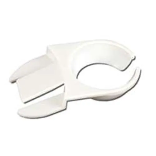 10 Pack White Wine Glass Plate Clip Holder - 75mm - Stand Up Buffet Party