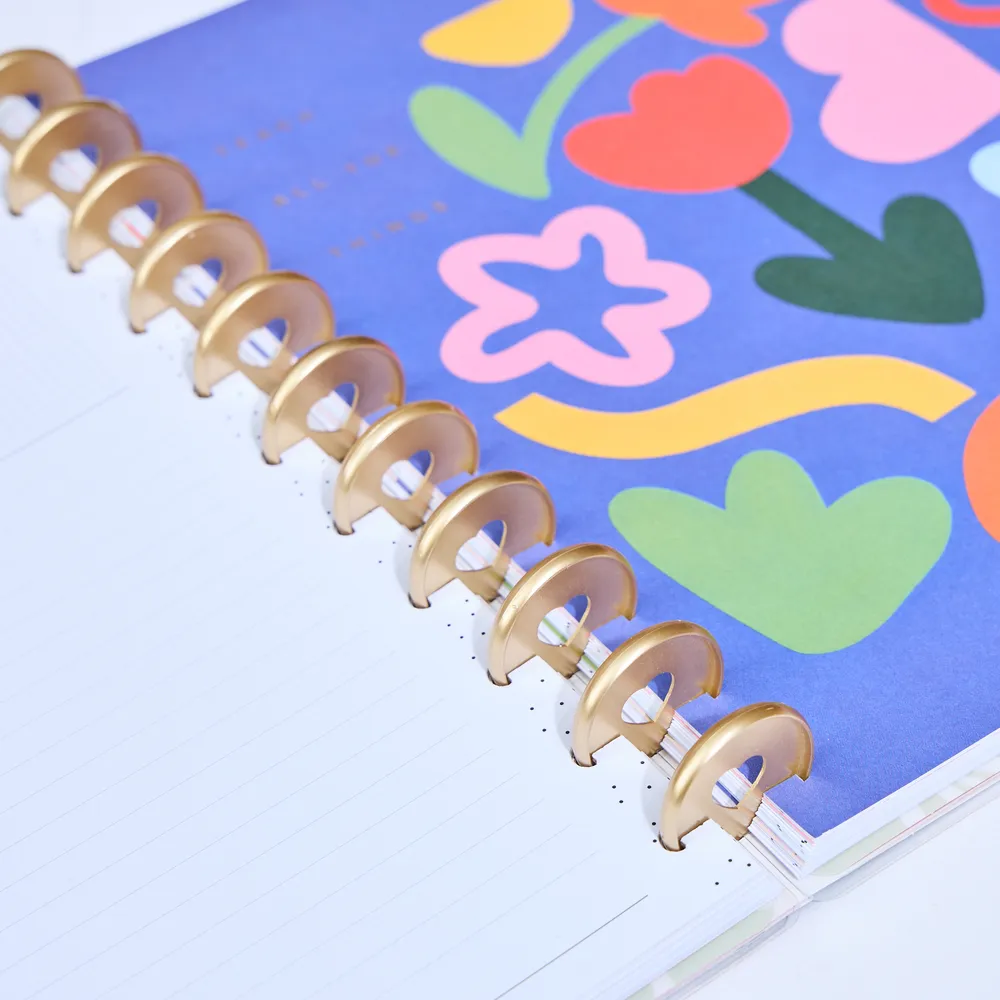 2024 Blooming Brush Teacher Happy Planner - Big Teacher Layout - 12 Months