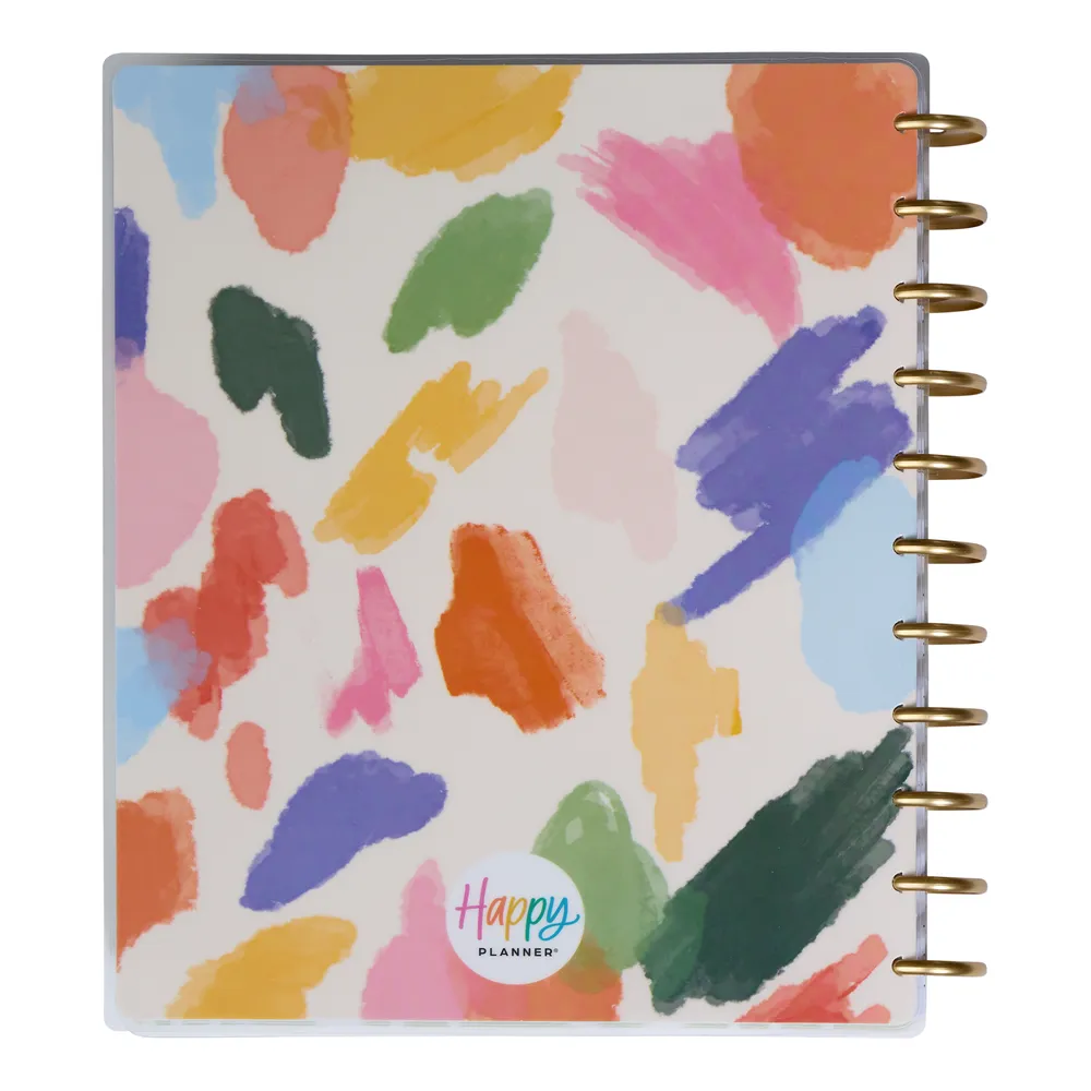 2024 Blooming Brush Teacher Happy Planner - Big Teacher Layout - 12 Months
