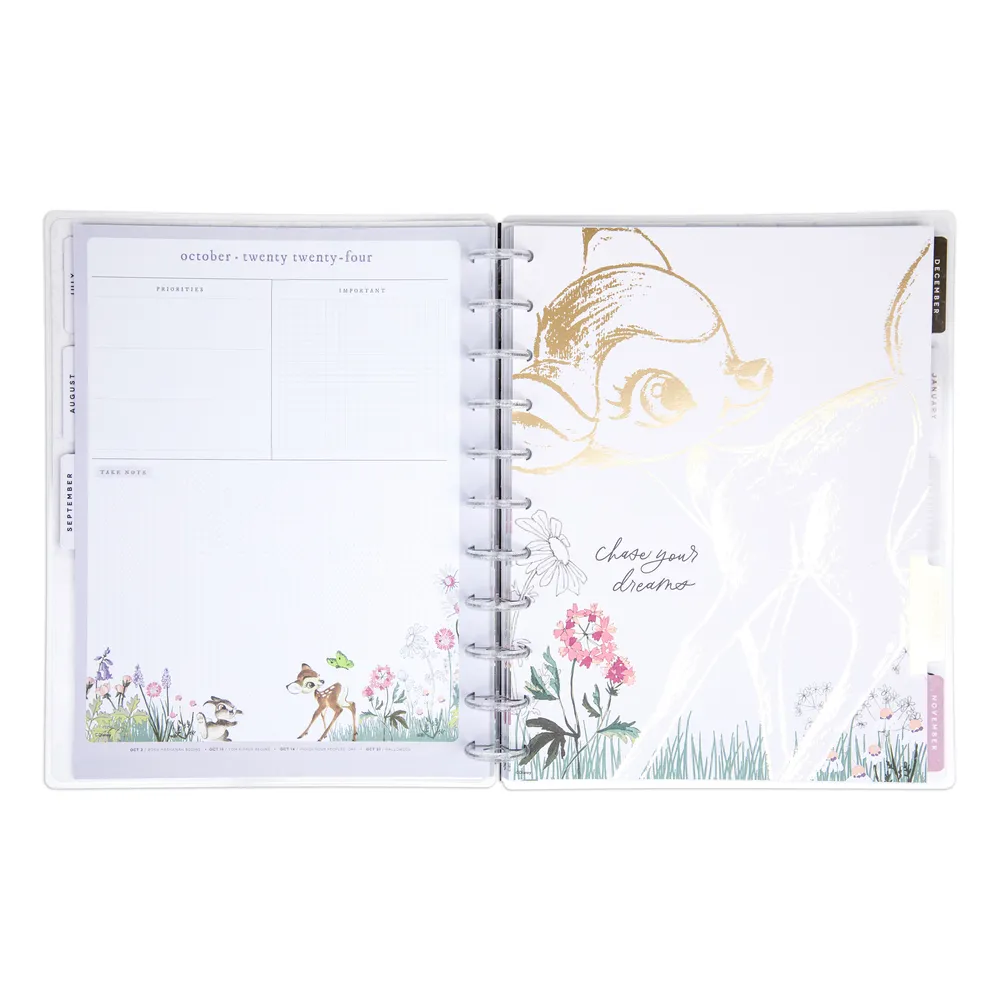 2024 Disney Bambi Springtime Happy Planner - Big Vertical Layout - 12 Months