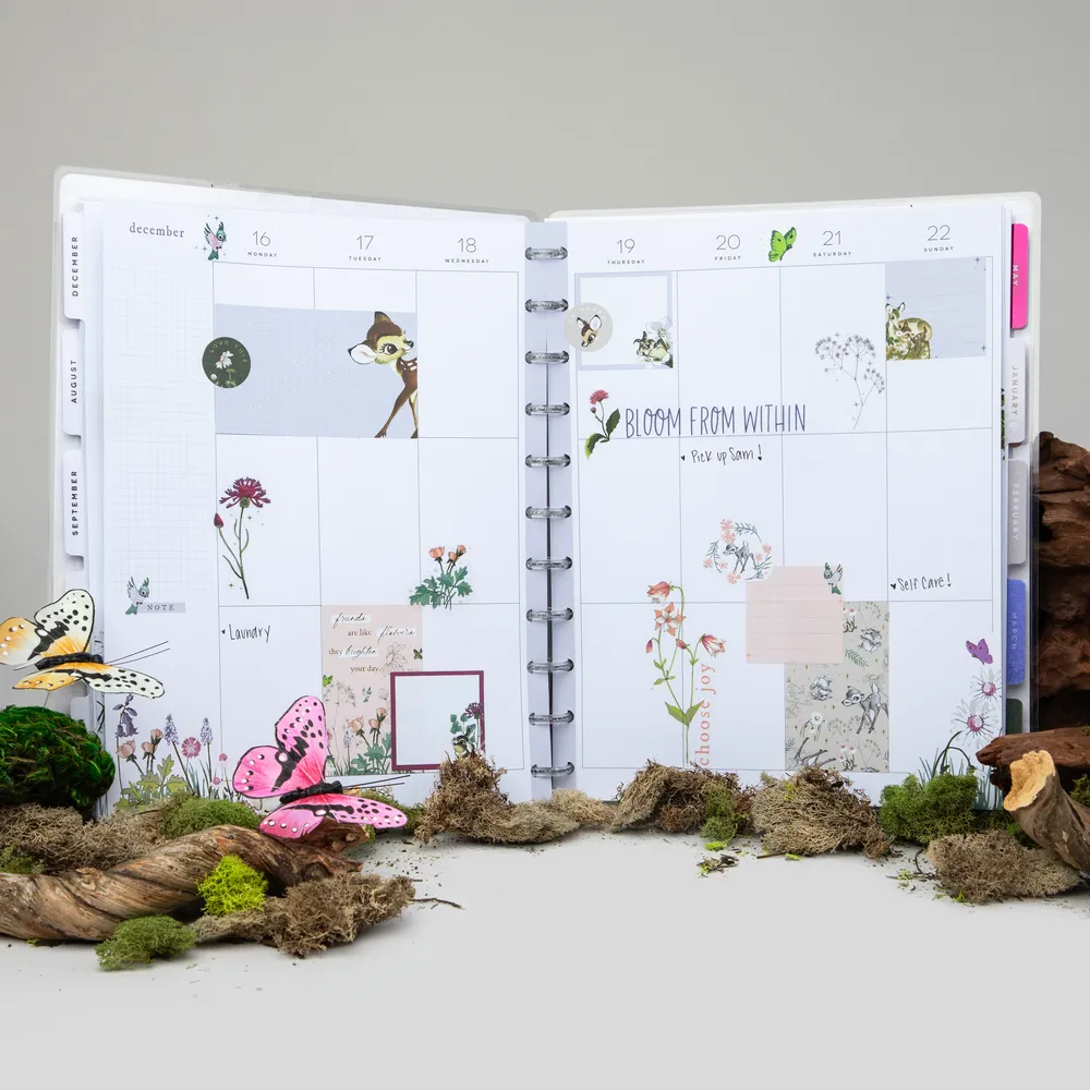 2024 Disney Bambi Springtime Happy Planner - Big Vertical Layout - 12 Months