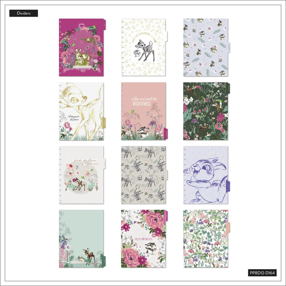 2024 Disney Bambi Springtime Happy Planner - Big Vertical Layout - 12 Months