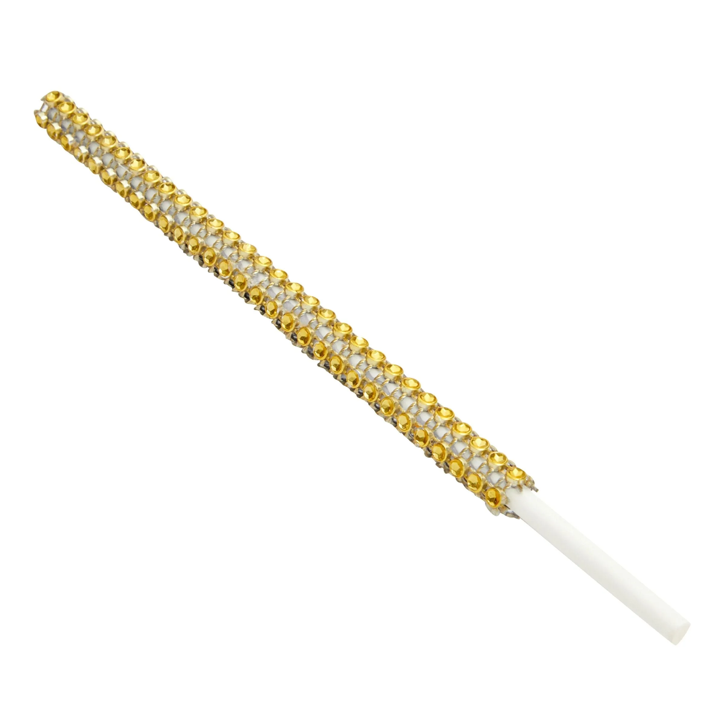 36 Pack Rhinestone Gold Cake Pop Sticks for Candy Apples, Lollipops, Dessert Bar (6 In)