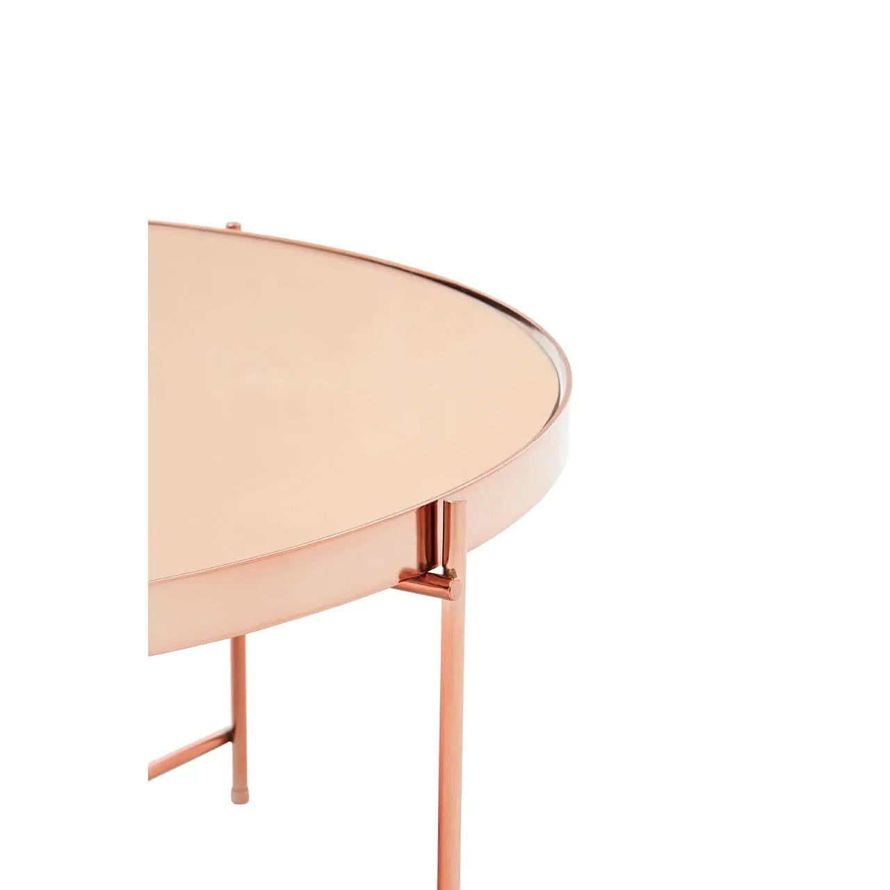 Allure Pink Mirror Coffee Table