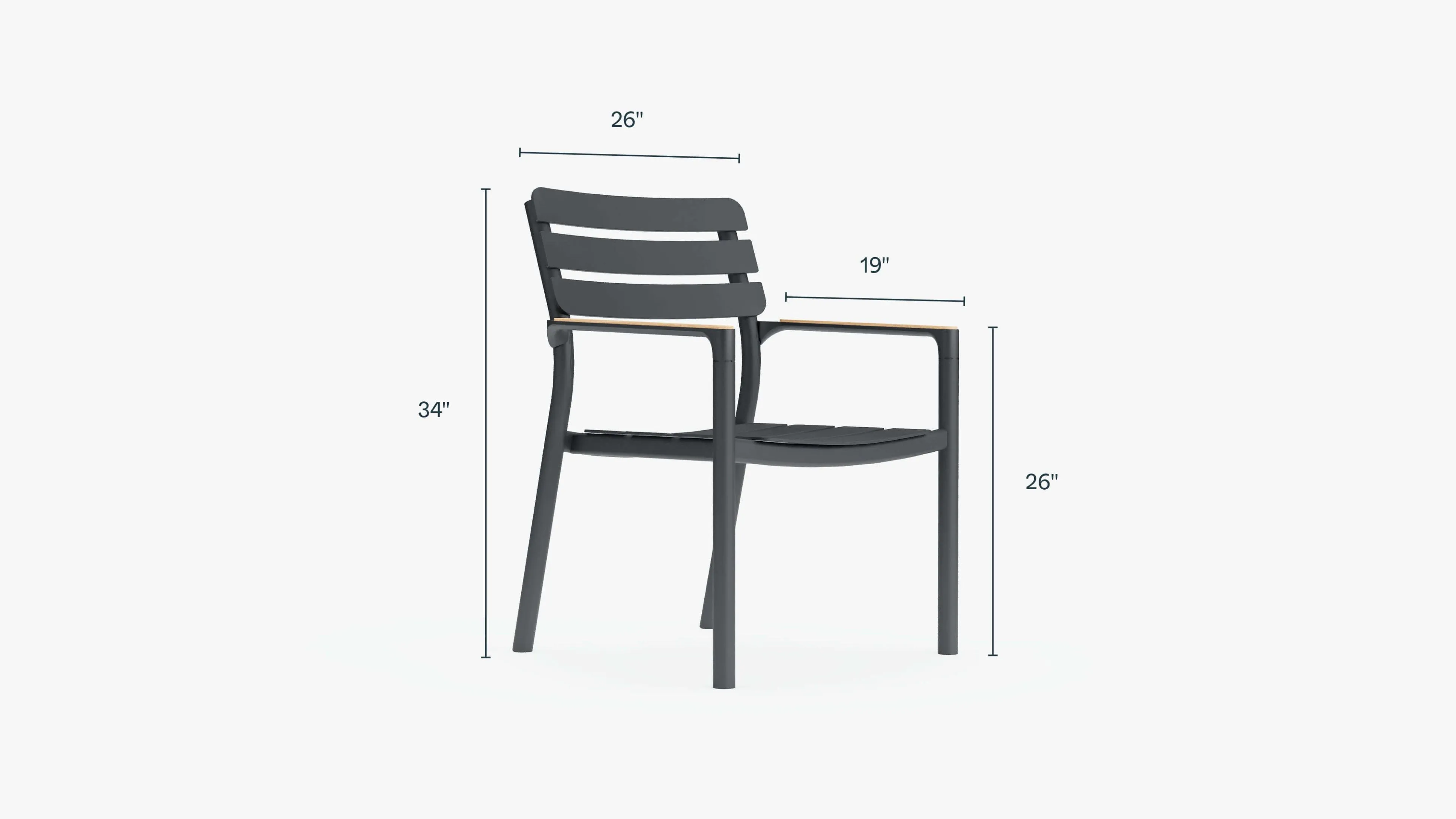 Aluminum Outdoor Dining Set By Outer