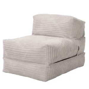 Avery Futon Chair Bed Single - Cord Ivory