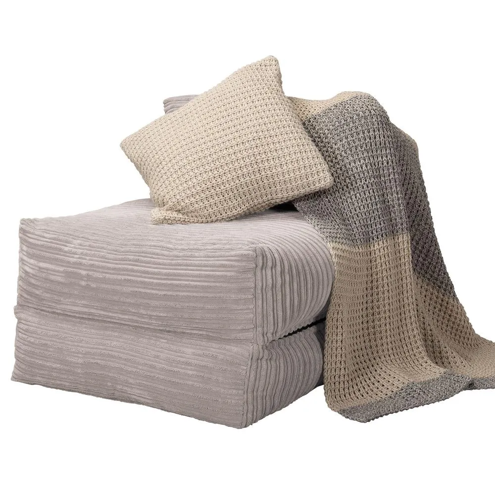 Avery Futon Chair Bed Single - Cord Ivory