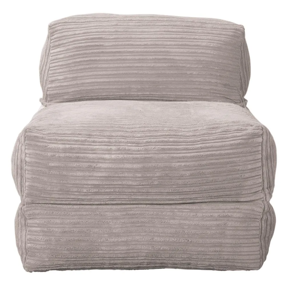 Avery Futon Chair Bed Single - Cord Ivory