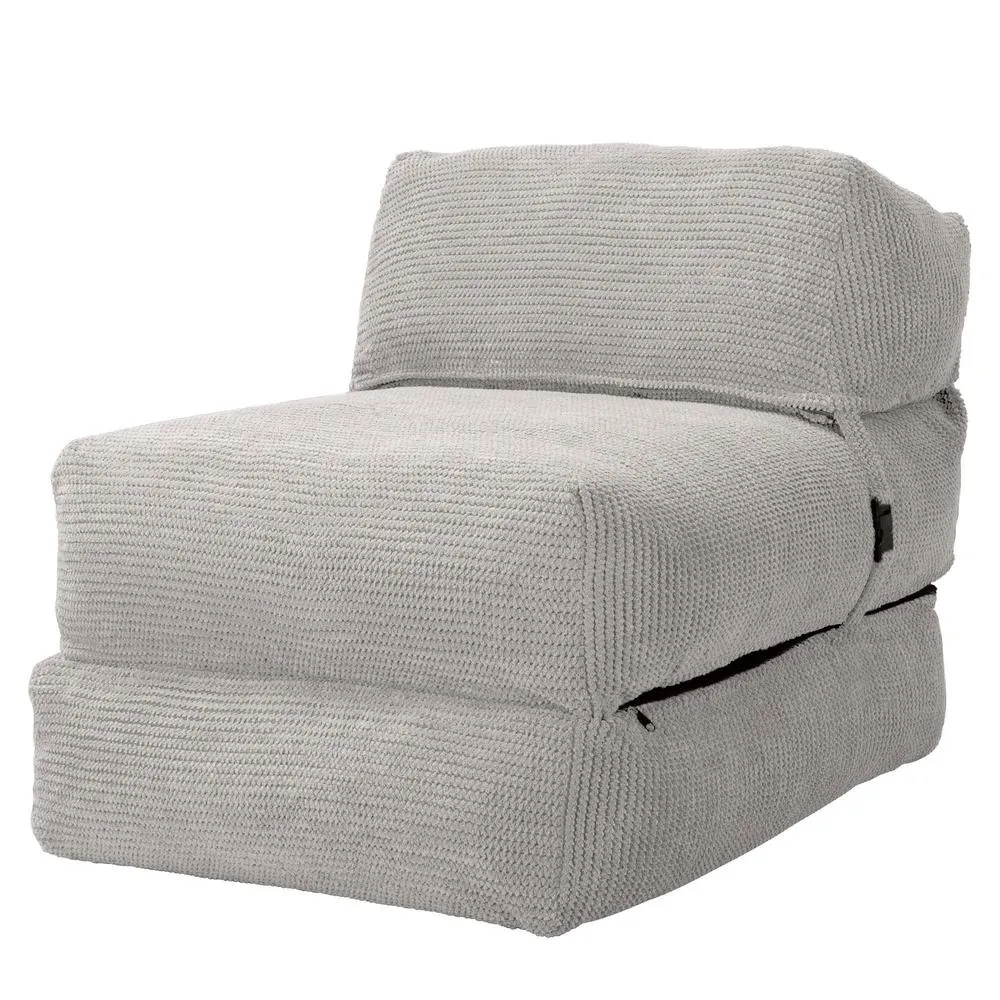 Avery Futon Chair Bed Single - Pom Pom Ivory