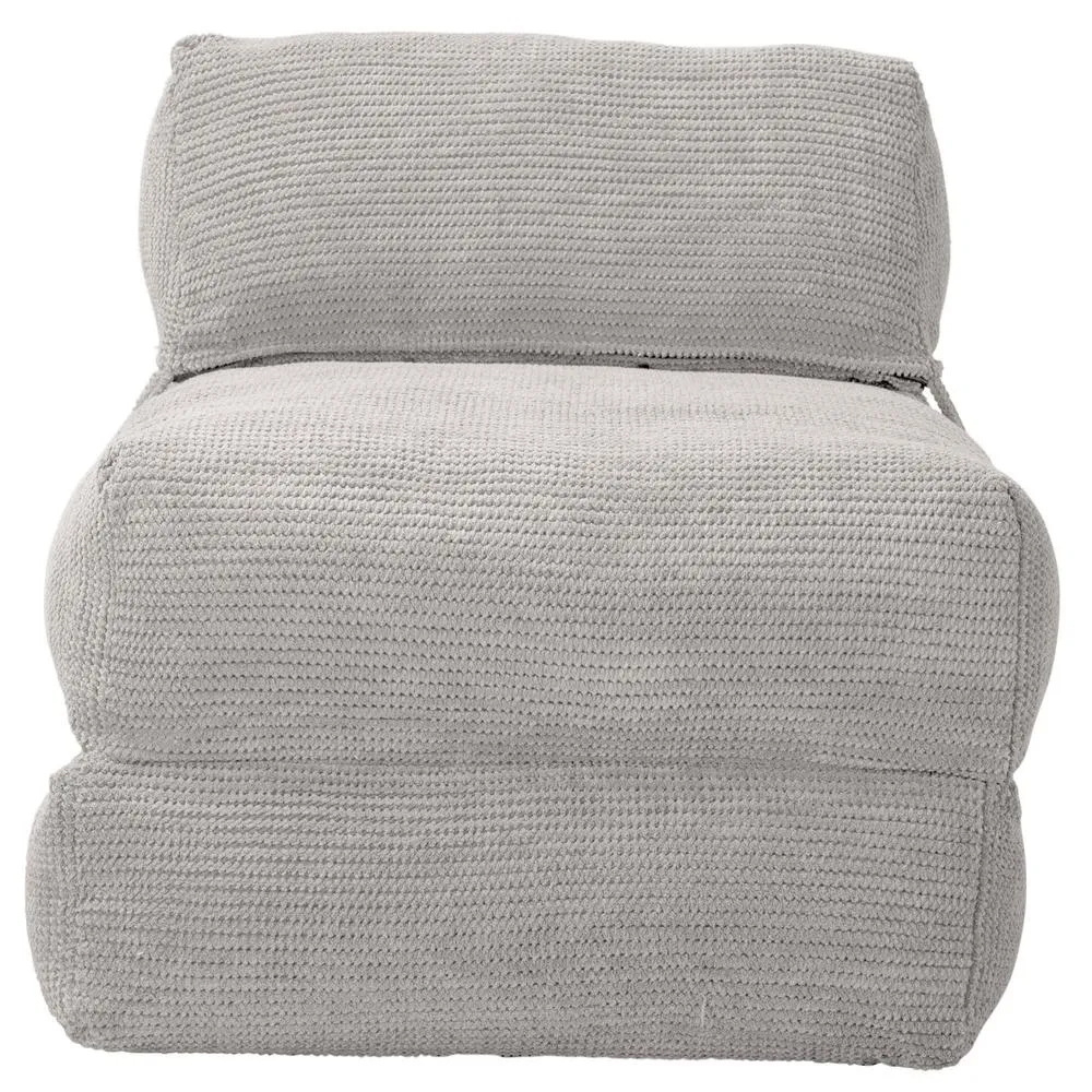 Avery Futon Chair Bed Single - Pom Pom Ivory