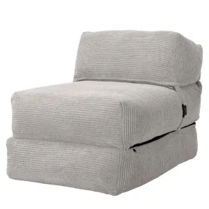 Avery Futon Chair Bed Single - Pom Pom Ivory