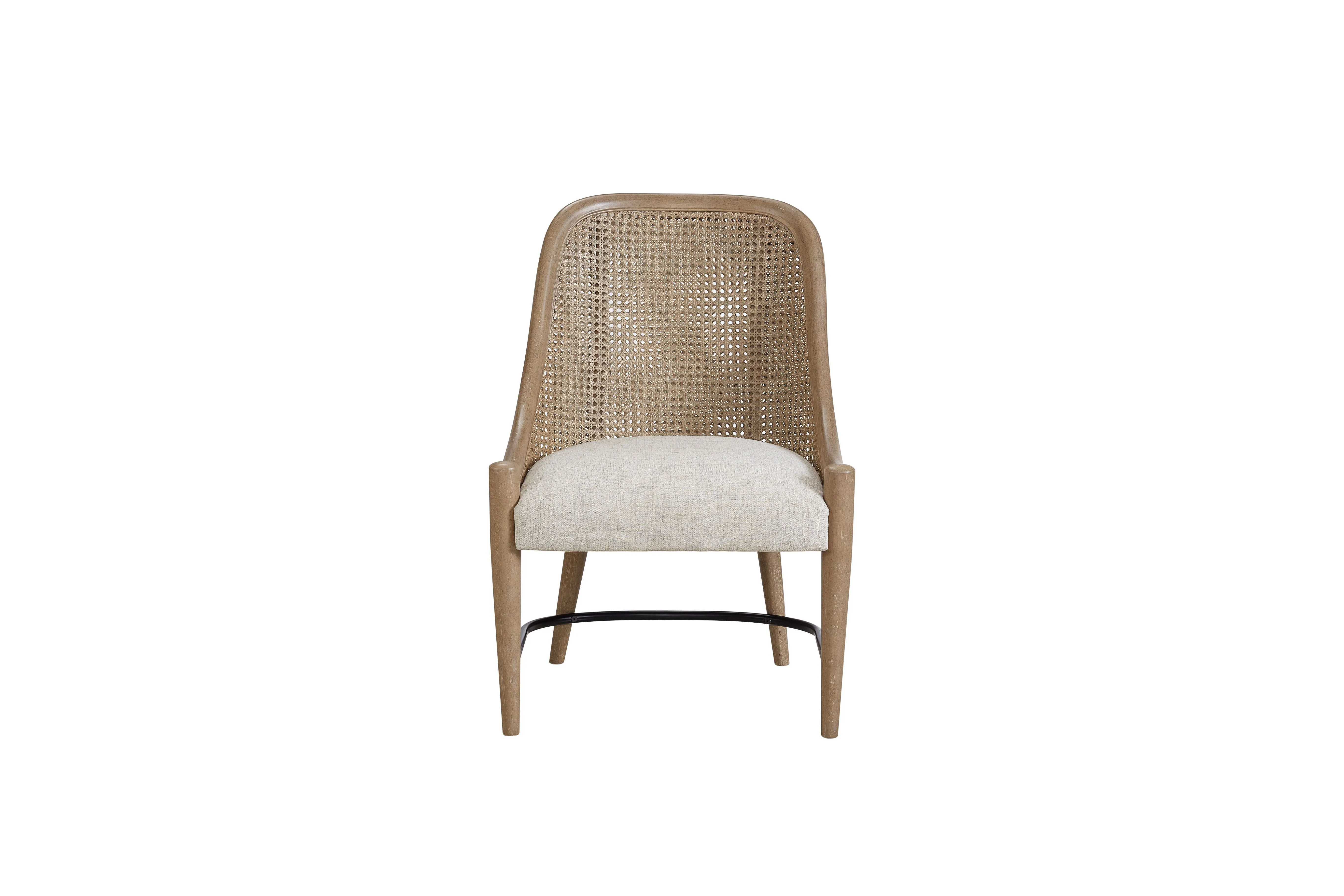 Cane - Backed Host Chair Colored (Set of 2) - Sand by Couch.com