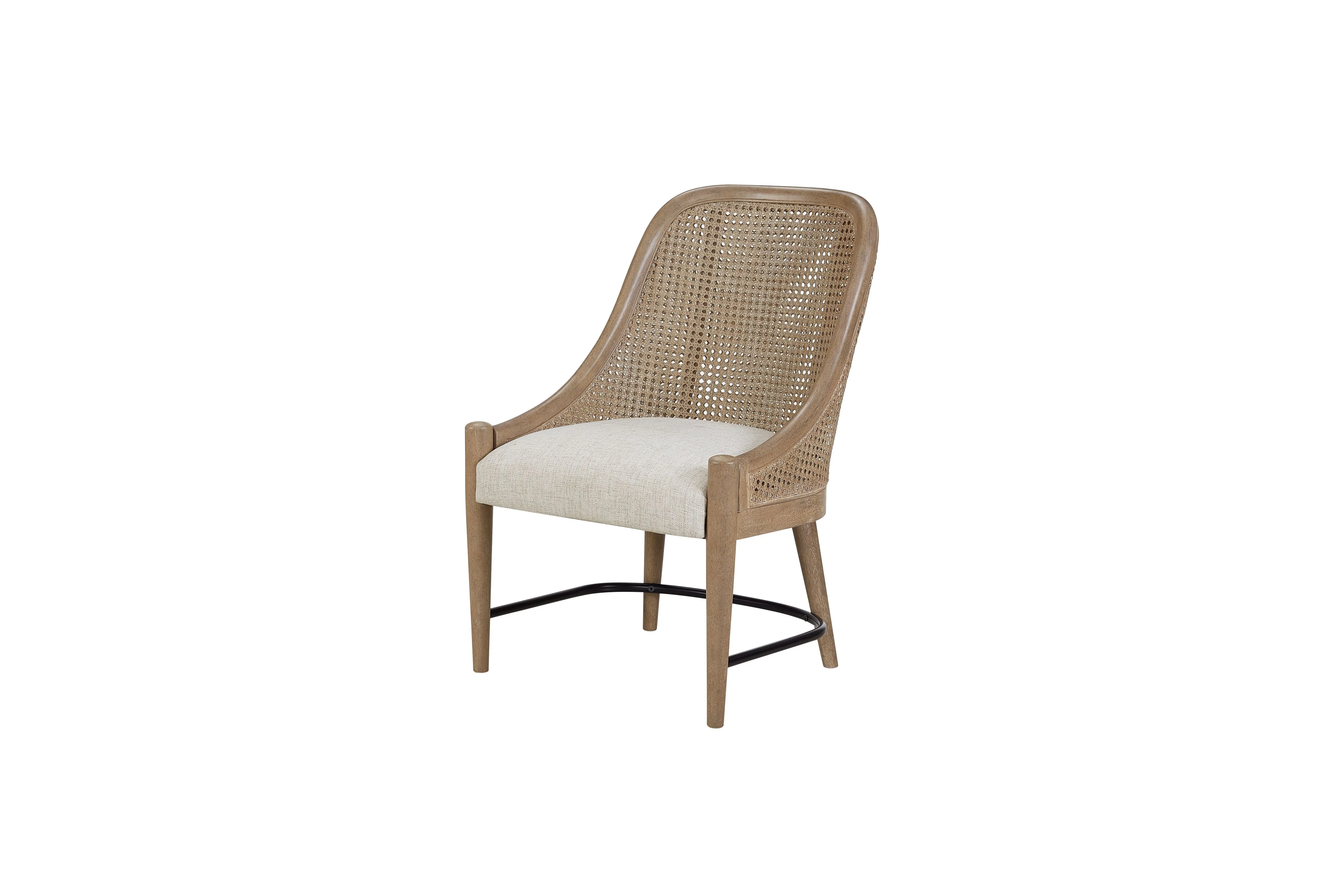 Cane - Backed Host Chair Colored (Set of 2) - Sand by Couch.com