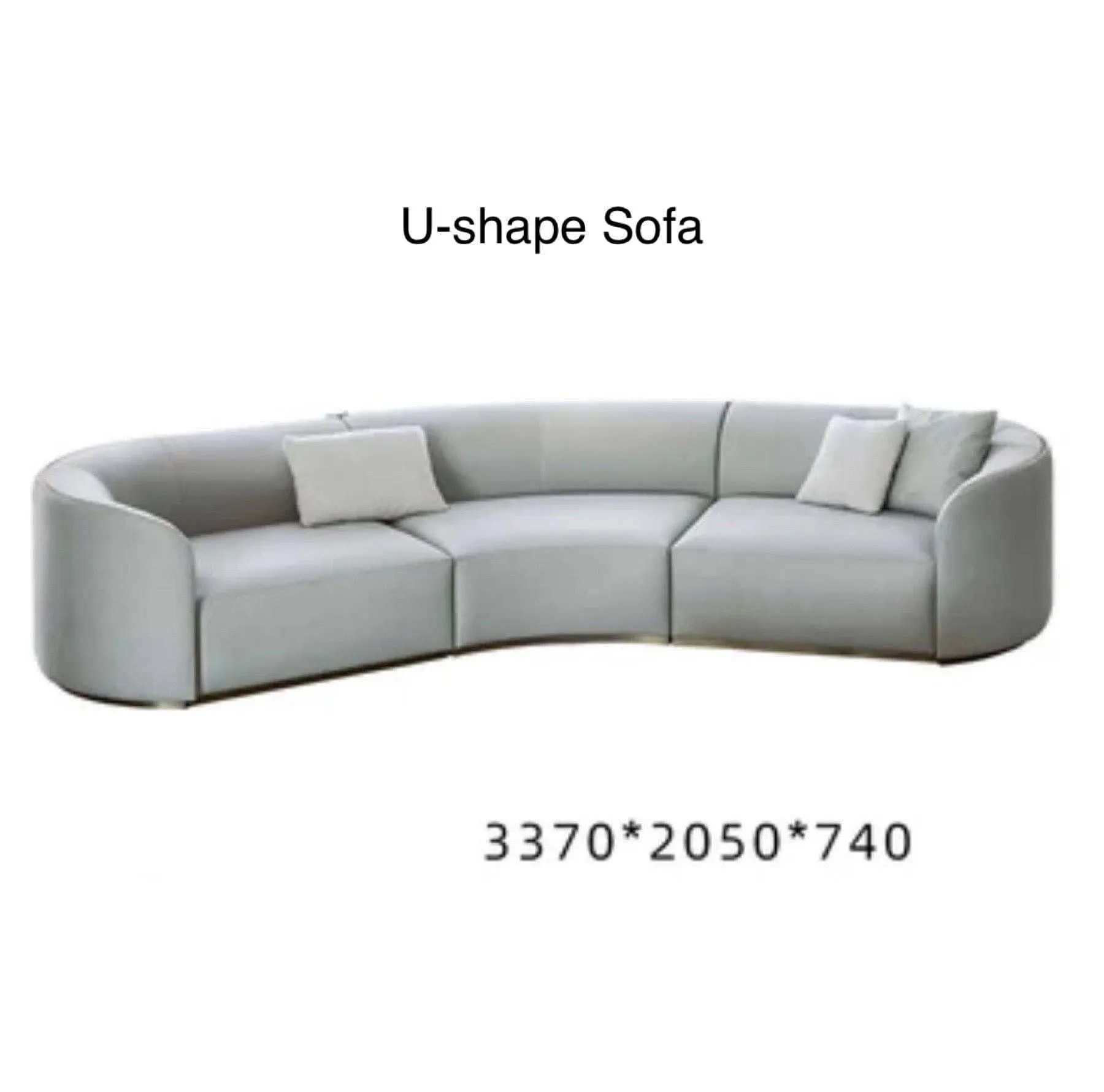 Carlson Sectional Curve Round Sofa