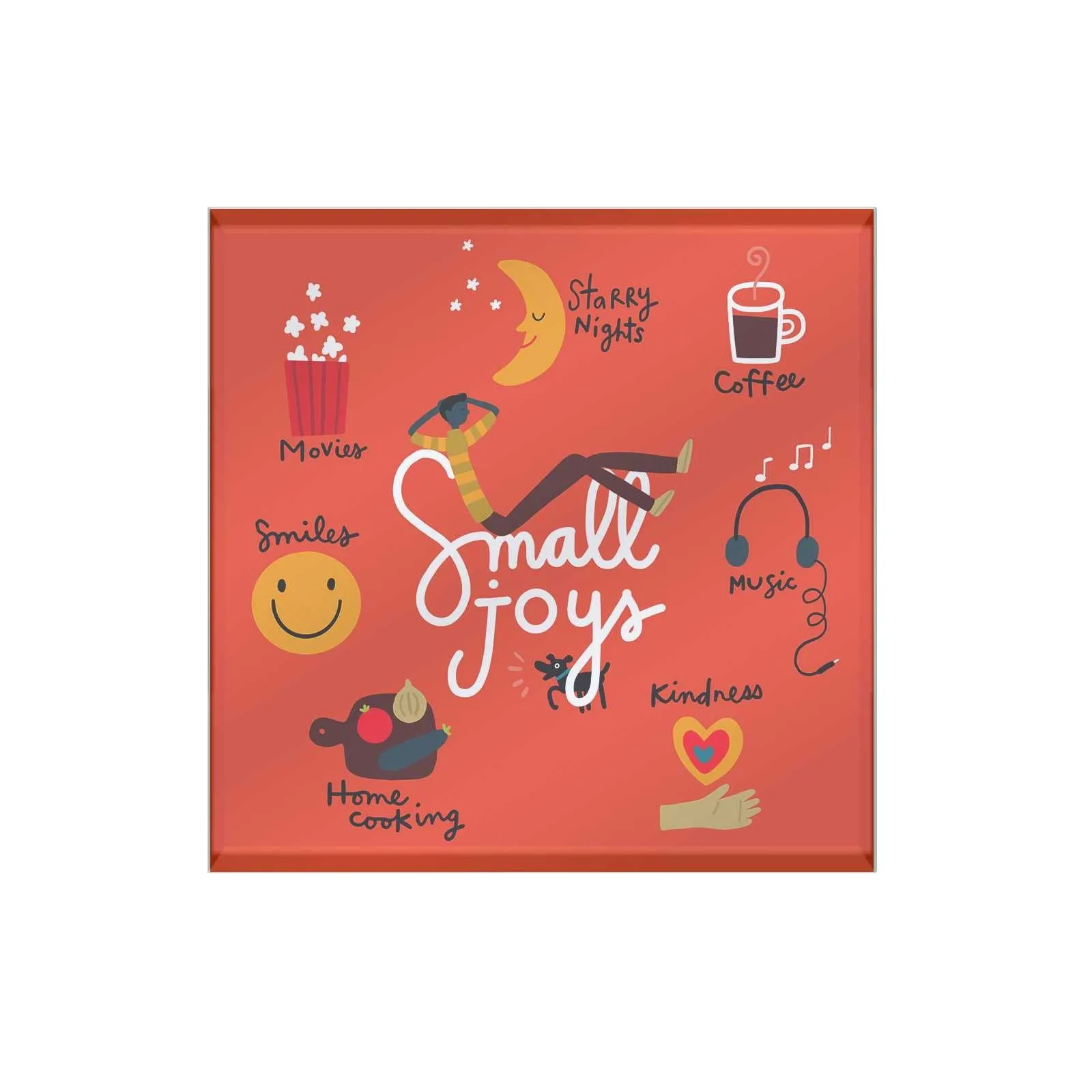 Dear Me Glass Coaster