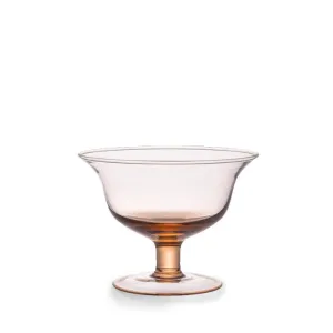 Diseguale Coupe Glass (Orange)