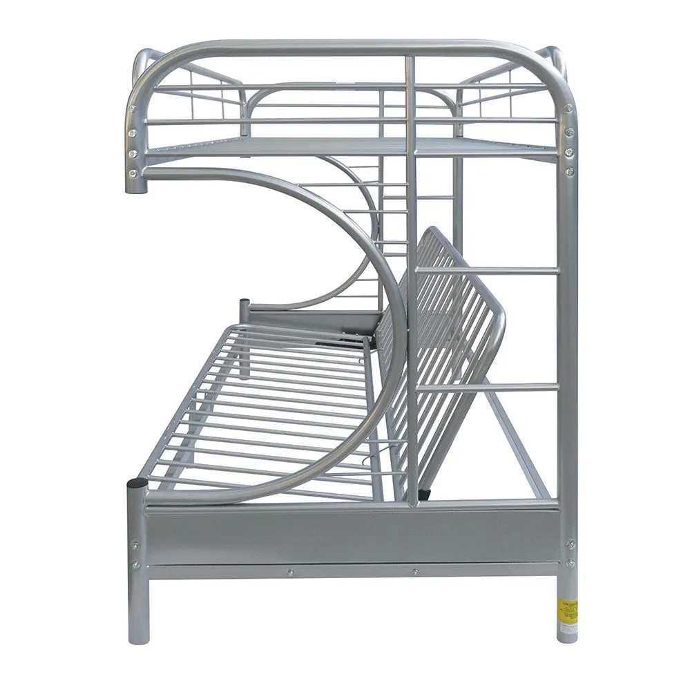 Eclipse Bunk Bed (Twin XL/Queen/Futon) in Silver 02093SI