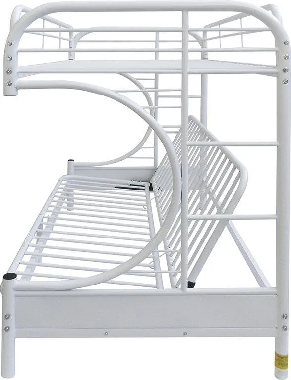 Eclipse Bunk Bed (Twin XL/Queen/Futon) in White 02093WH
