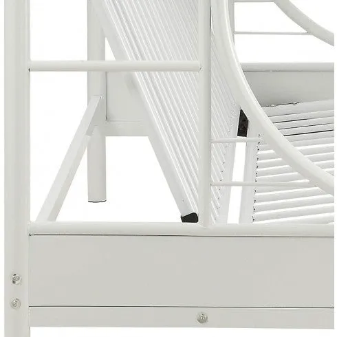 Eclipse Bunk Bed (Twin XL/Queen/Futon) in White 02093WH