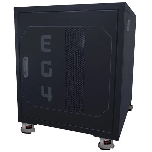 EG4 Enclosed Battery Rack [Pre-Assembled] | 3 Slot | Wheels Included
