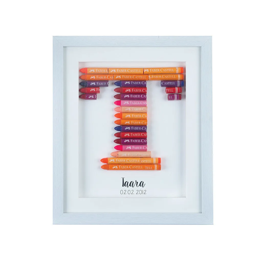 Frame - a - Crayoned Initial