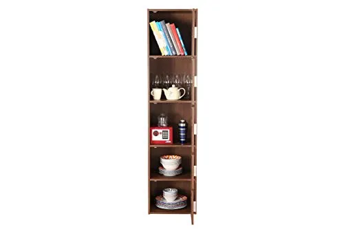 HomeTown Albert Engineered 5 Tier Cabinet in Oak Colour…