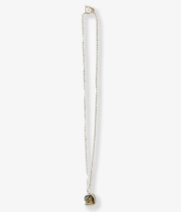 R.ALAGAN/AWKWARD BALL NECKLACE(SILVER)