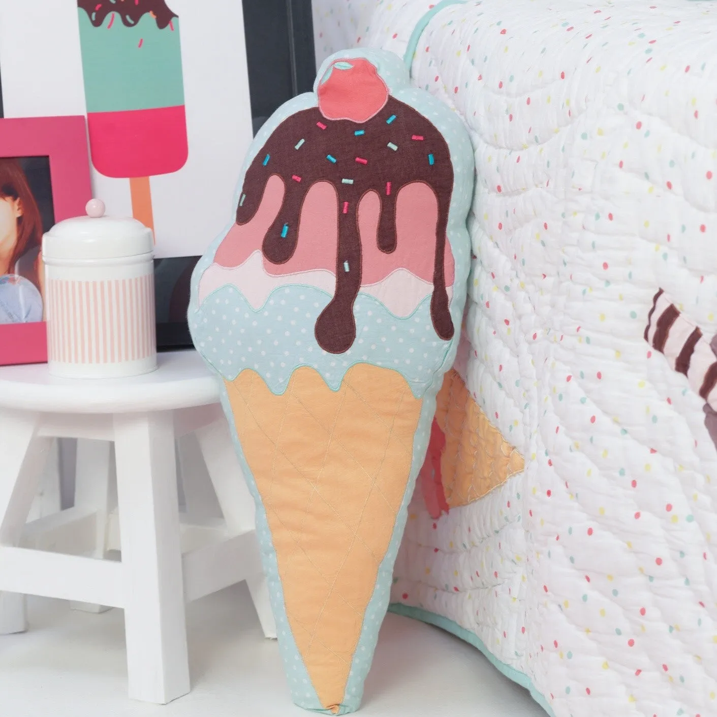 Scoops & Smiles Kids Bedding Set <br> With Free Personalisation, Ages 3 to 15