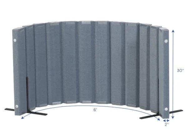 Sound Sponge® Quiet Divider® 30" by 6' Wall