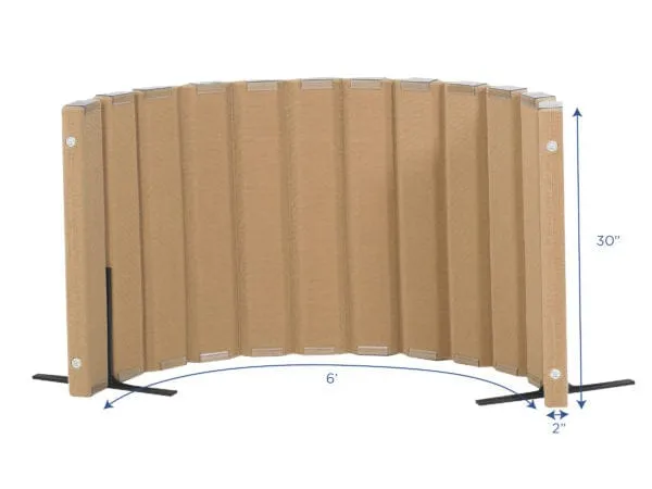 Sound Sponge® Quiet Divider® 30" by 6' Wall
