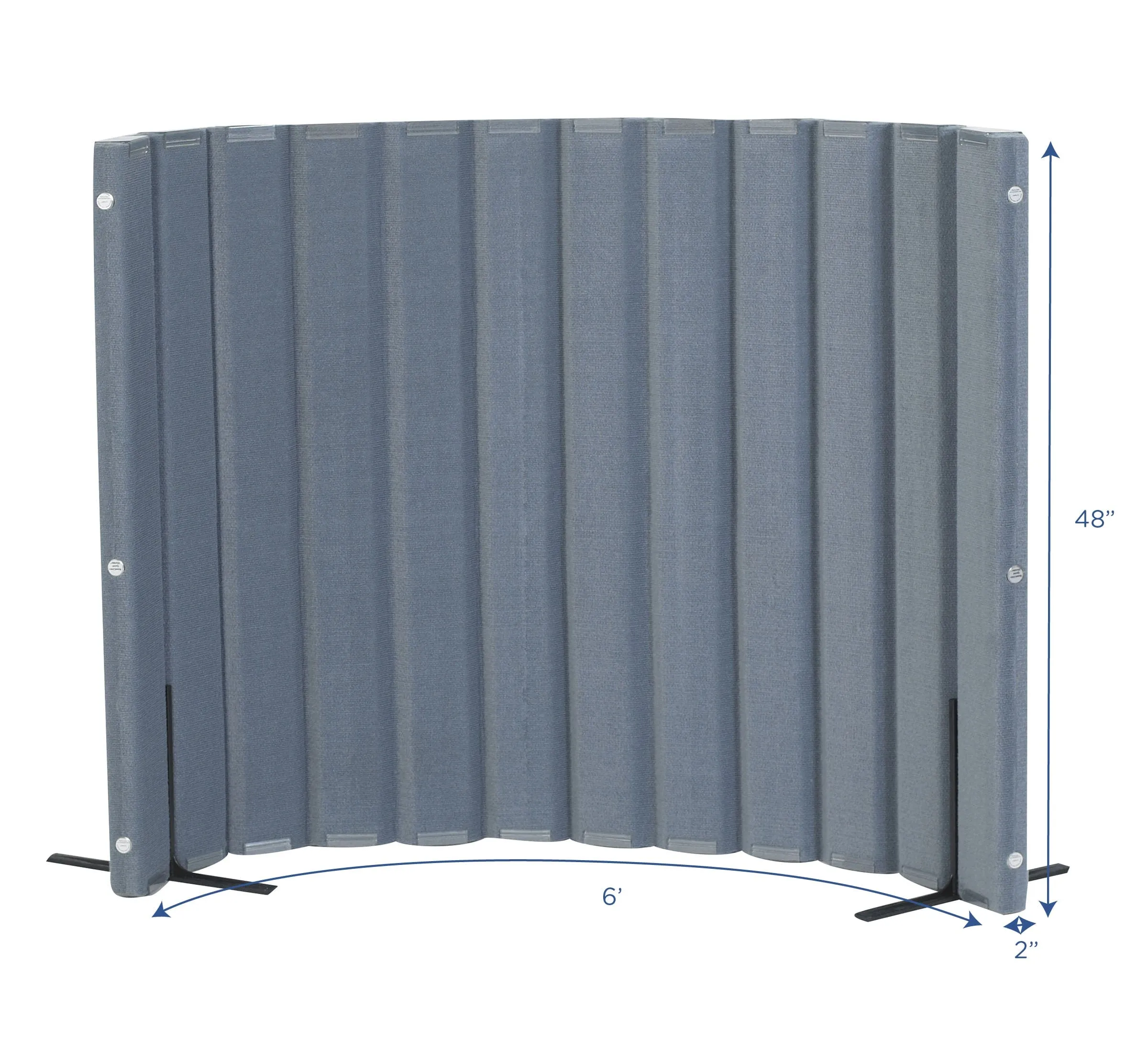 Sound Sponge® Quiet Divider® 48"H by 6'L Wall