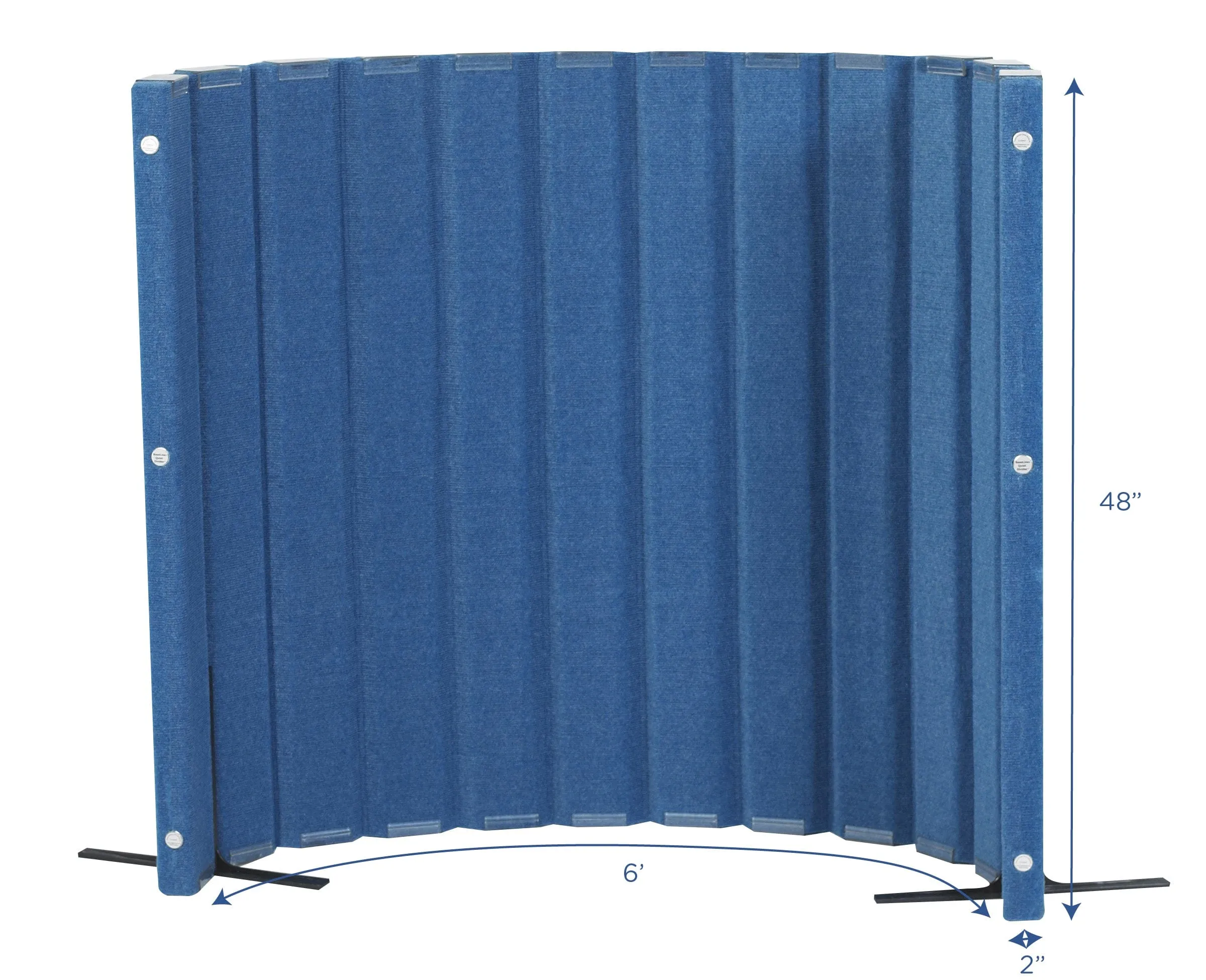 Sound Sponge® Quiet Divider® 48"H by 6'L Wall