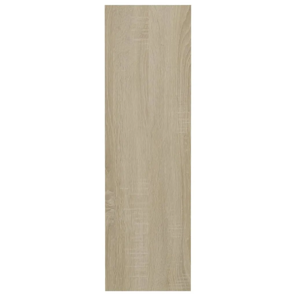 Wall Shoe Cabinets 2 pcs White&Sonoma Oak 60x18x60 cm Engineered Wood